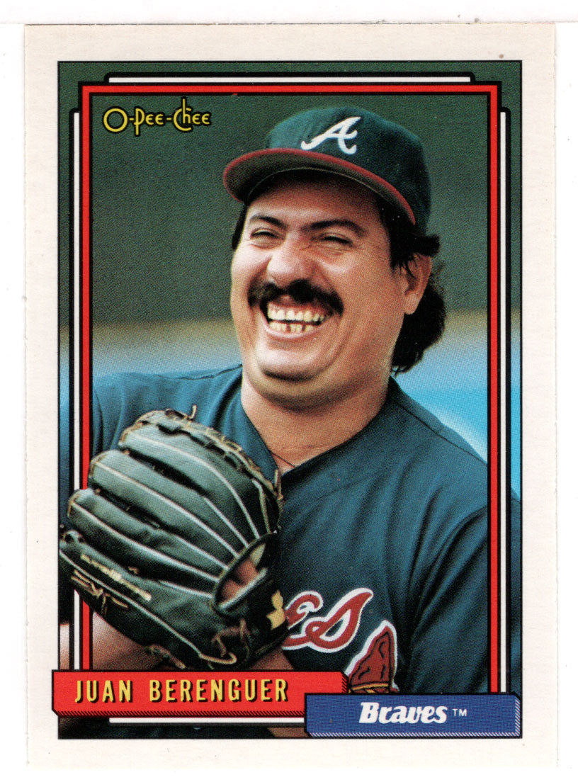 Juan Berenguer - Atlanta Braves (MLB Baseball Card) 1992 O-Pee-Chee # 172 Mint