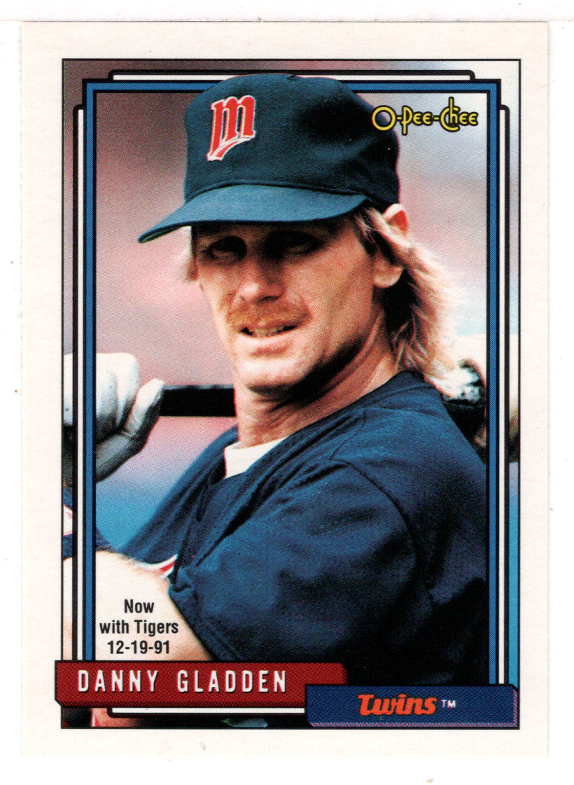 Danny Gladden - Detroit Tigers (MLB Baseball Card) 1992 O-Pee-Chee # 177 Mint