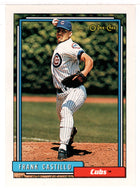 Frank Castillo - Chicago Cubs (MLB Baseball Card) 1992 O-Pee-Chee # 196 Mint