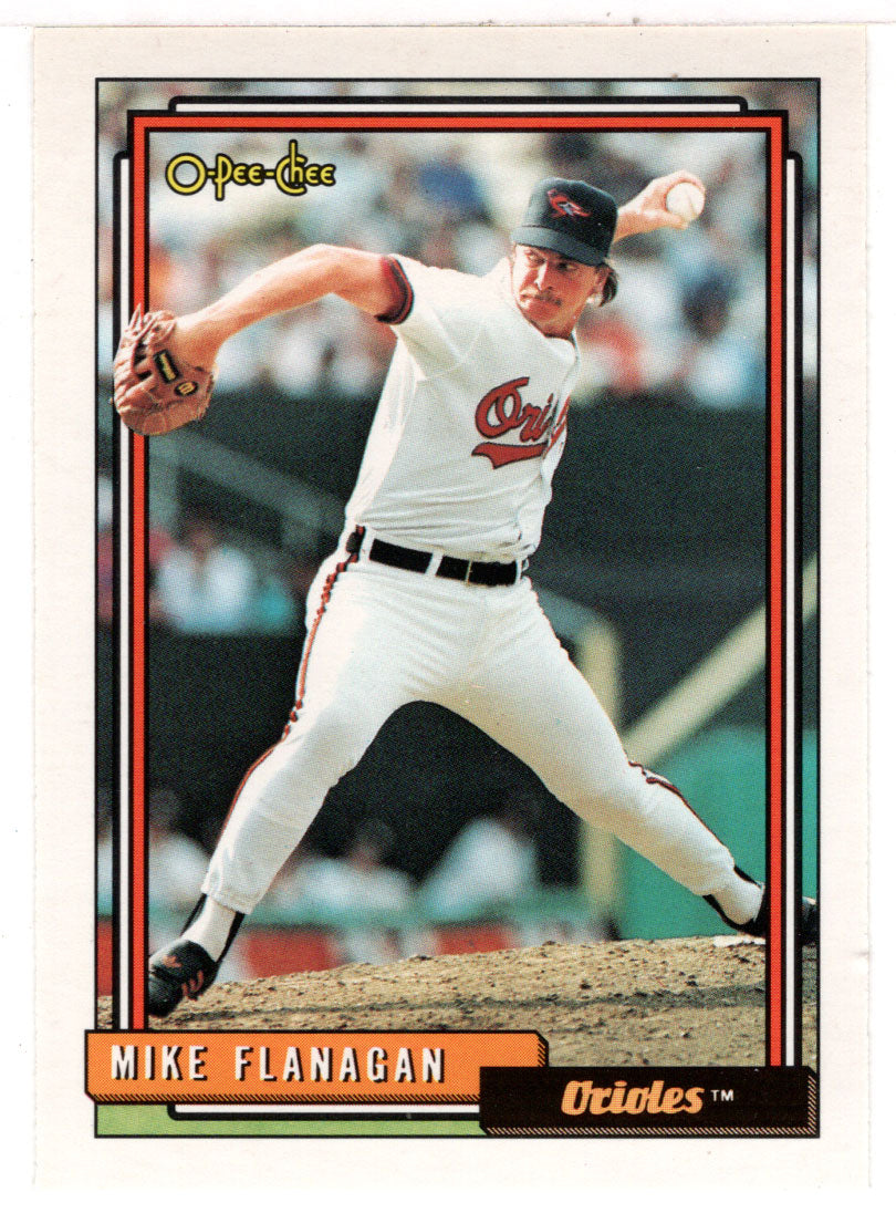 Mike Flanagan - Baltimore Orioles (MLB Baseball Card) 1992 O-Pee-Chee # 218 Mint