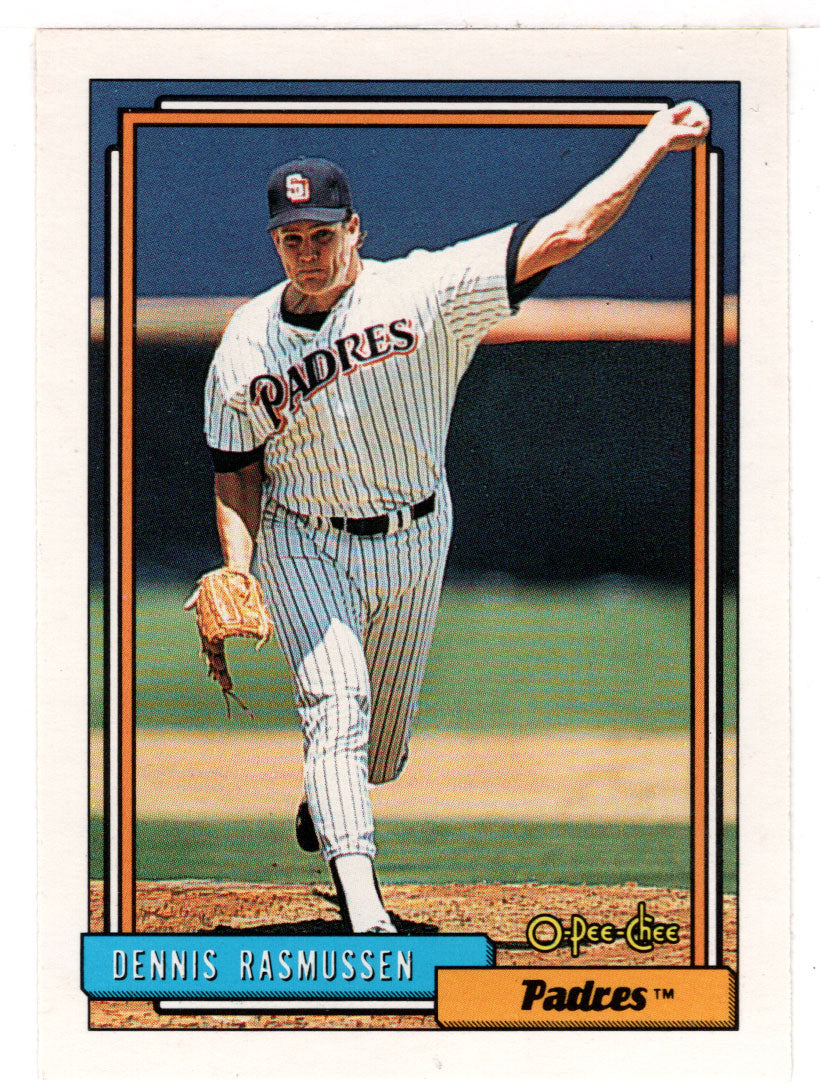 Dennis Rasmussen - San Diego Padres (MLB Baseball Card) 1992 O-Pee-Chee # 252 Mint