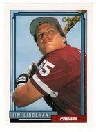 Jim Lindeman - Philadelphia Phillies (MLB Baseball Card) 1992 O-Pee-Chee # 258 Mint