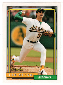 Bob Welch - Oakland Athletics (MLB Baseball Card) 1992 O-Pee-Chee # 285 Mint