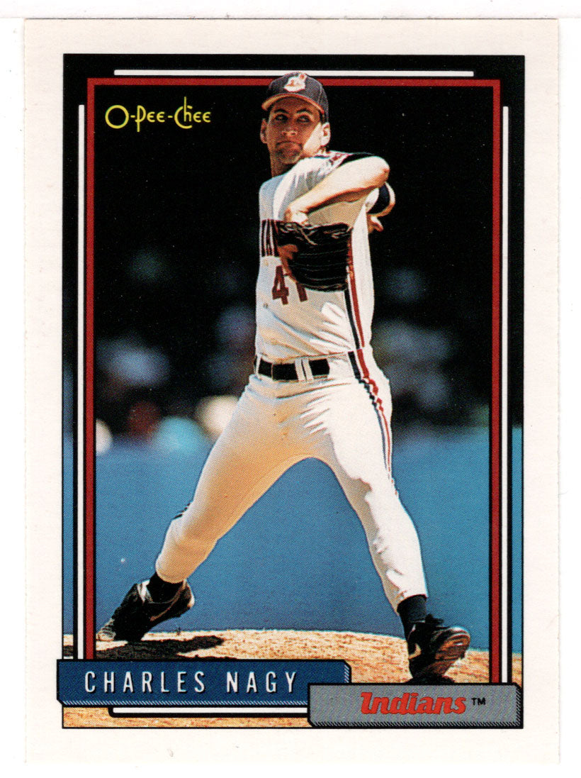 Charles Nagy - Cleveland Indians (MLB Baseball Card) 1992 O-Pee-Chee # 299 Mint