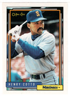Henry Cotto - Seattle Mariners (MLB Baseball Card) 1992 O-Pee-Chee # 311 Mint