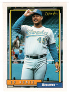 Edwin Nunez - Milwaukee Brewers (MLB Baseball Card) 1992 O-Pee-Chee # 352 Mint