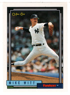 Mike Witt - New York Yankees (MLB Baseball Card) 1992 O-Pee-Chee # 357 Mint