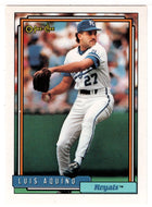 Luis Aquino - Kansas City Royals (MLB Baseball Card) 1992 O-Pee-Chee # 412 Mint