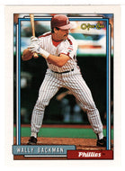 Wally Backman - Philadelphia Phillies (MLB Baseball Card) 1992 O-Pee-Chee # 434 Mint