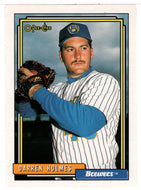 Darren Holmes - Milwaukee Brewers (MLB Baseball Card) 1992 O-Pee-Chee # 454 Mint