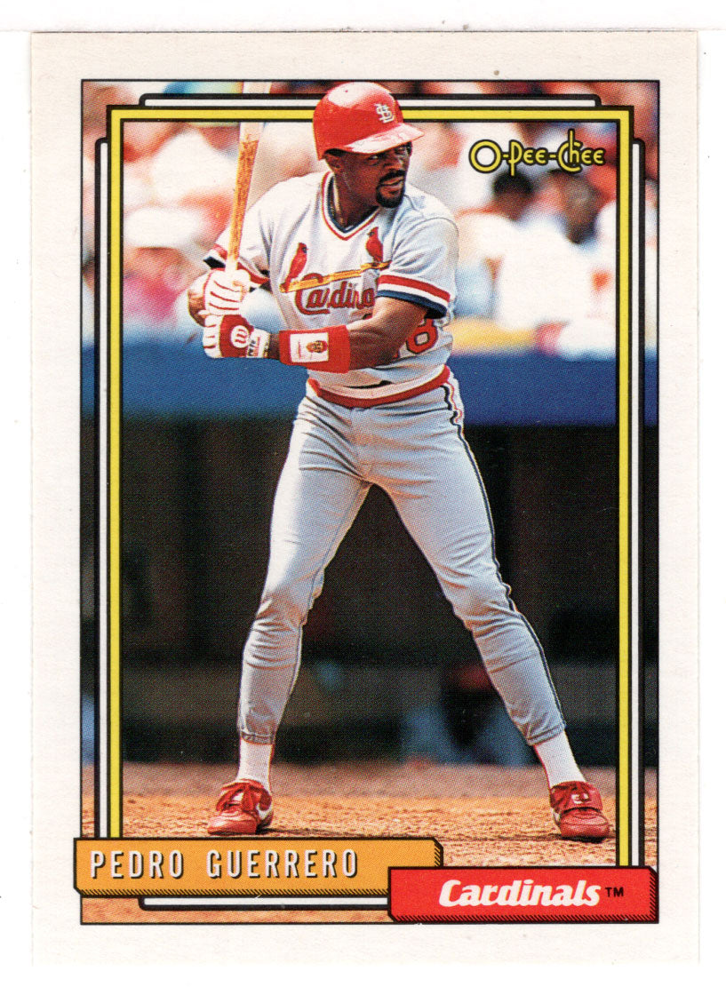 MLB Pedro Guerrero Signed Trading Cards, Collectible Pedro