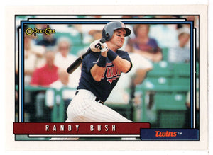 Randy Bush - Minnesota Twins (MLB Baseball Card) 1992 O-Pee-Chee # 476 Mint