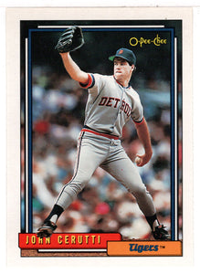John Cerutti - Detroit Tigers (MLB Baseball Card) 1992 O-Pee-Chee # 487 Mint
