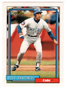 Doug Dascenzo - Chicago Cubs (MLB Baseball Card) 1992 O-Pee-Chee # 509 Mint