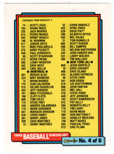 Load image into Gallery viewer, Checklist # 4 (MLB Baseball Card) 1992 O-Pee-Chee # 527 Mint
