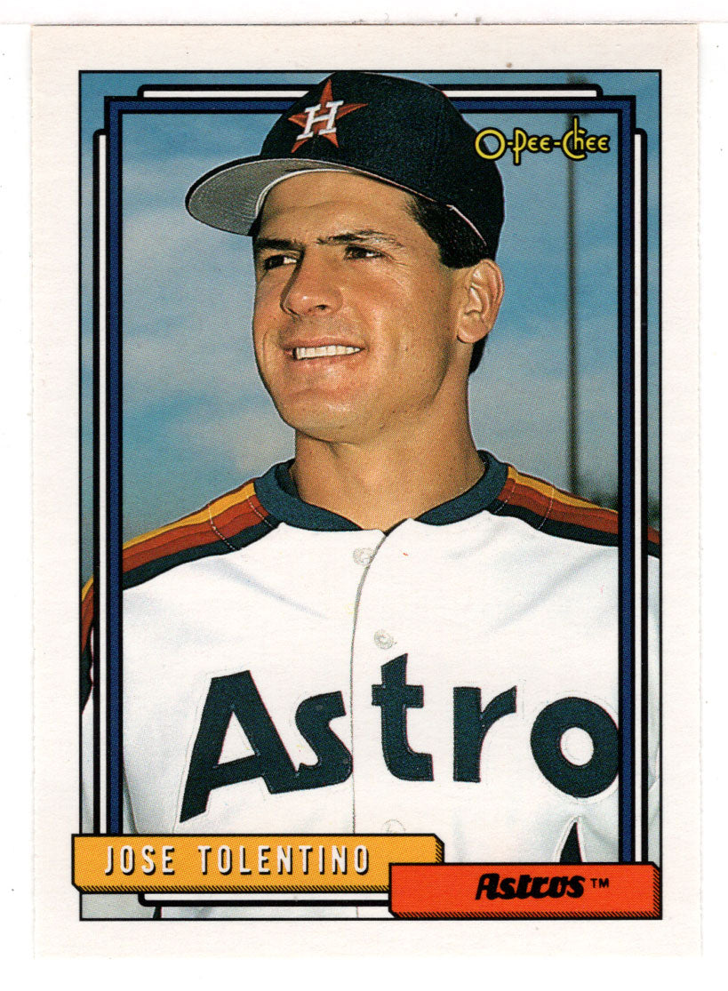 Jose Tolentino - Houston Astros (MLB Baseball Card) 1992 O-Pee-Chee # 541 Mint