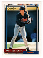 Paul Sorrento - Minnesota Twins (MLB Baseball Card) 1992 O-Pee-Chee # 546 Mint