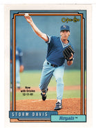 Storm Davis - Baltimore Orioles (MLB Baseball Card) 1992 O-Pee-Chee # 556 Mint
