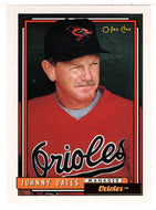 Johnny Oates - Baltimore Orioles (MLB Baseball Card) 1992 O-Pee-Chee # 579 Mint