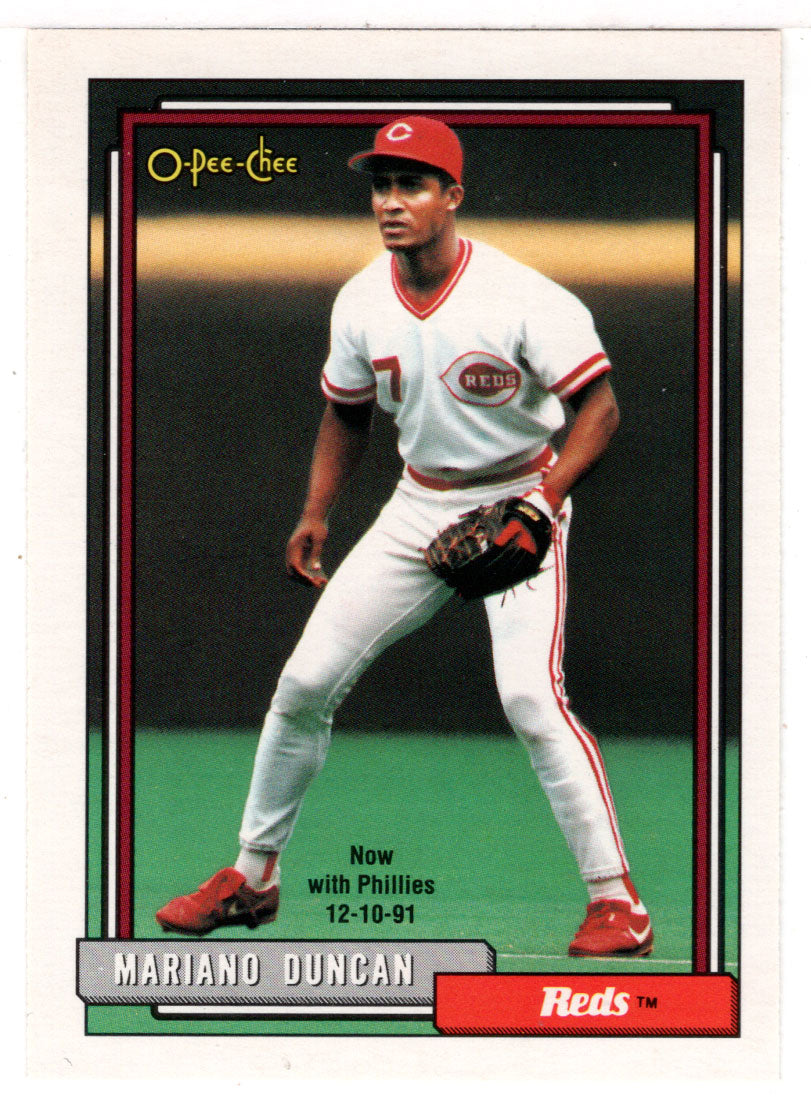 Mariano Duncan - Philadelphia Phillies (MLB Baseball Card) 1992 O-Pee-Chee # 589 Mint