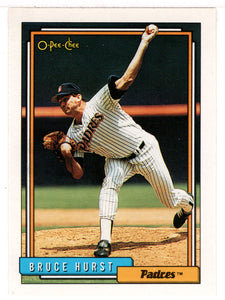 Bruce Hurst - San Diego Padres (MLB Baseball Card) 1992 O-Pee-Chee # 595 Mint