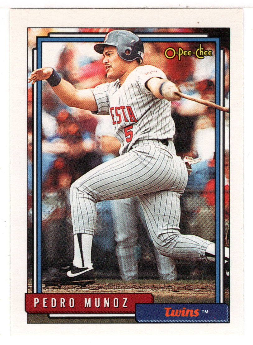 Pedro Munoz - Minnesota Twins (MLB Baseball Card) 1992 O-Pee-Chee # 613 Mint