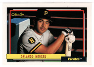 Orlando Merced - Pittsburgh Pirates (MLB Baseball Card) 1992 O-Pee-Chee # 637 Mint