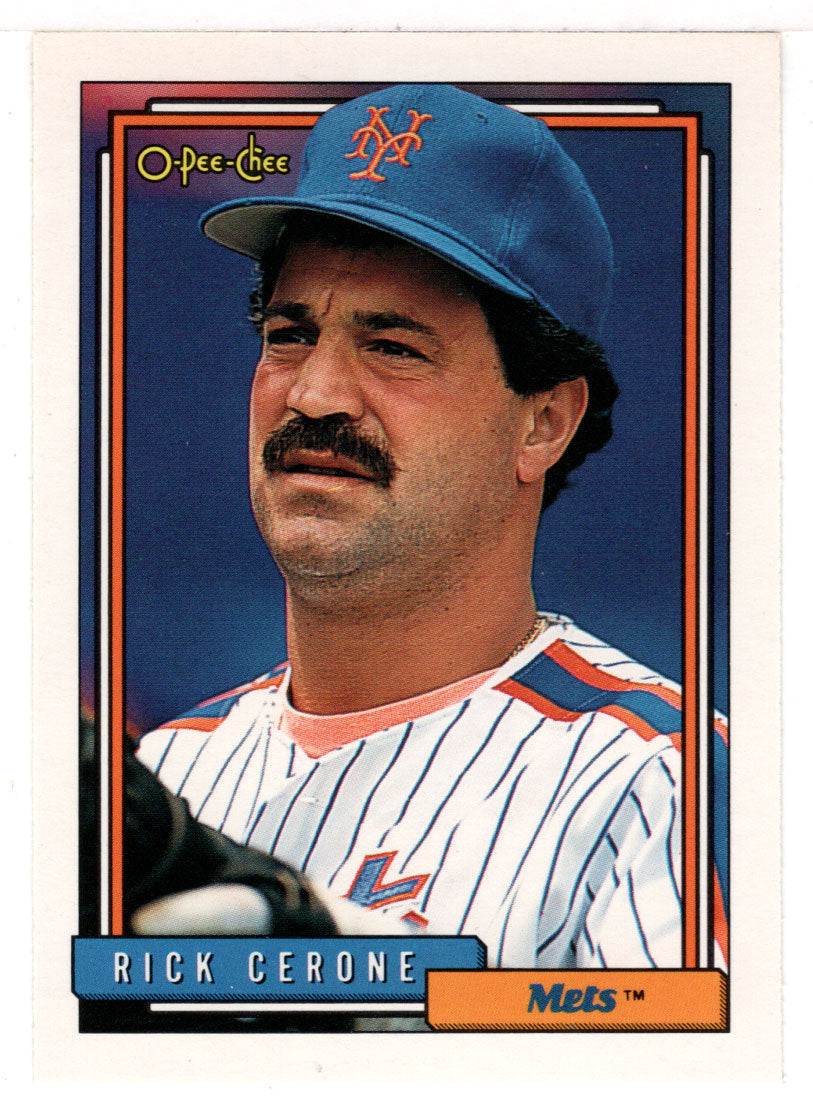 Rick Cerone - New York Mets (MLB Baseball Card) 1992 O-Pee-Chee # 643 Mint