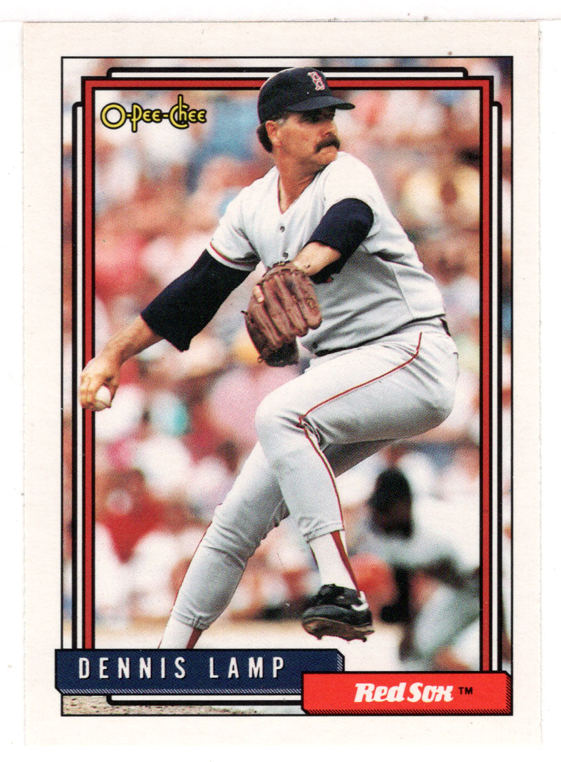 Dennis Lamp - Boston Red Sox (MLB Baseball Card) 1992 O-Pee-Chee # 653 Mint