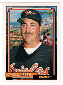 Dave Johnson - Baltimore Orioles (MLB Baseball Card) 1992 O-Pee-Chee # 657 Mint