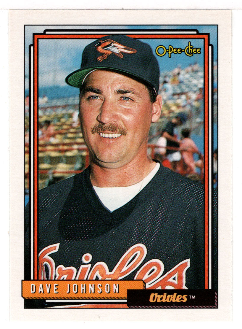 Dave Johnson - Baltimore Orioles (MLB Baseball Card) 1992 O-Pee-Chee # 657 Mint