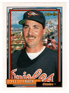 Dave Johnson - Baltimore Orioles (MLB Baseball Card) 1992 O-Pee-Chee # 657 Mint