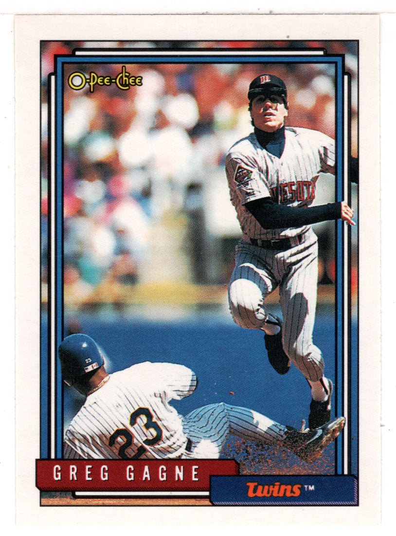 Greg Gagne - Minnesota Twins (MLB Baseball Card) 1992 O-Pee-Chee # 663 Mint