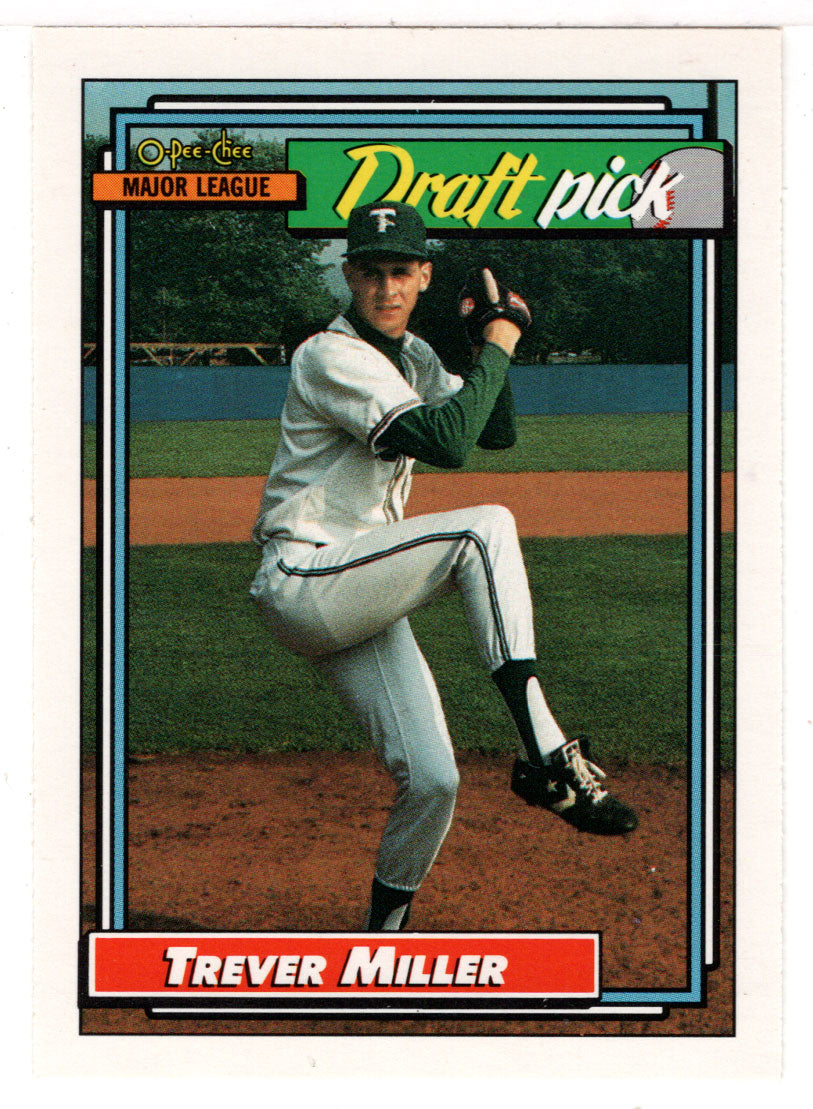 Trever Miller - Detroit Tigers - Draft Pick (MLB Baseball Card) 1992 O-Pee-Chee # 684 Mint