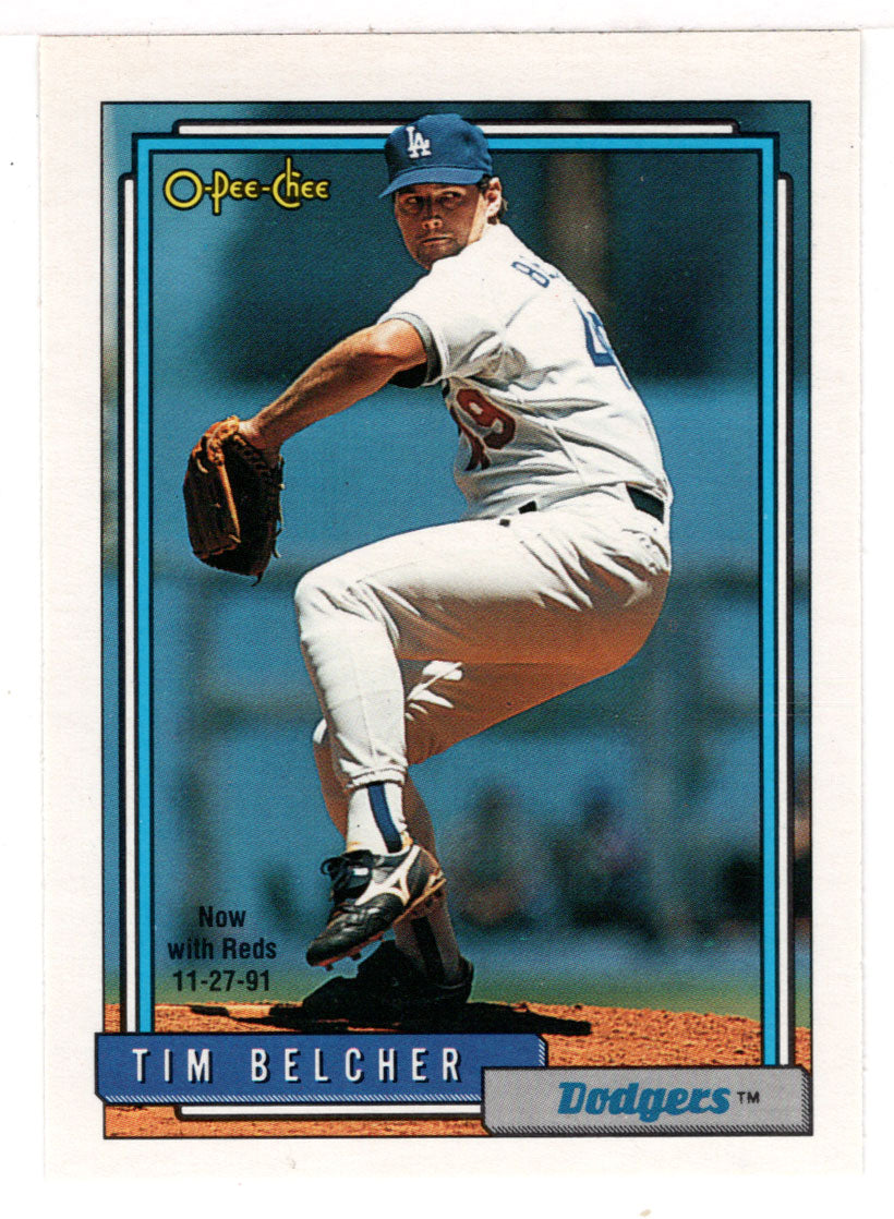 Tim Belcher - Cincinnati Reds (MLB Baseball Card) 1992 O-Pee-Chee # 688 Mint