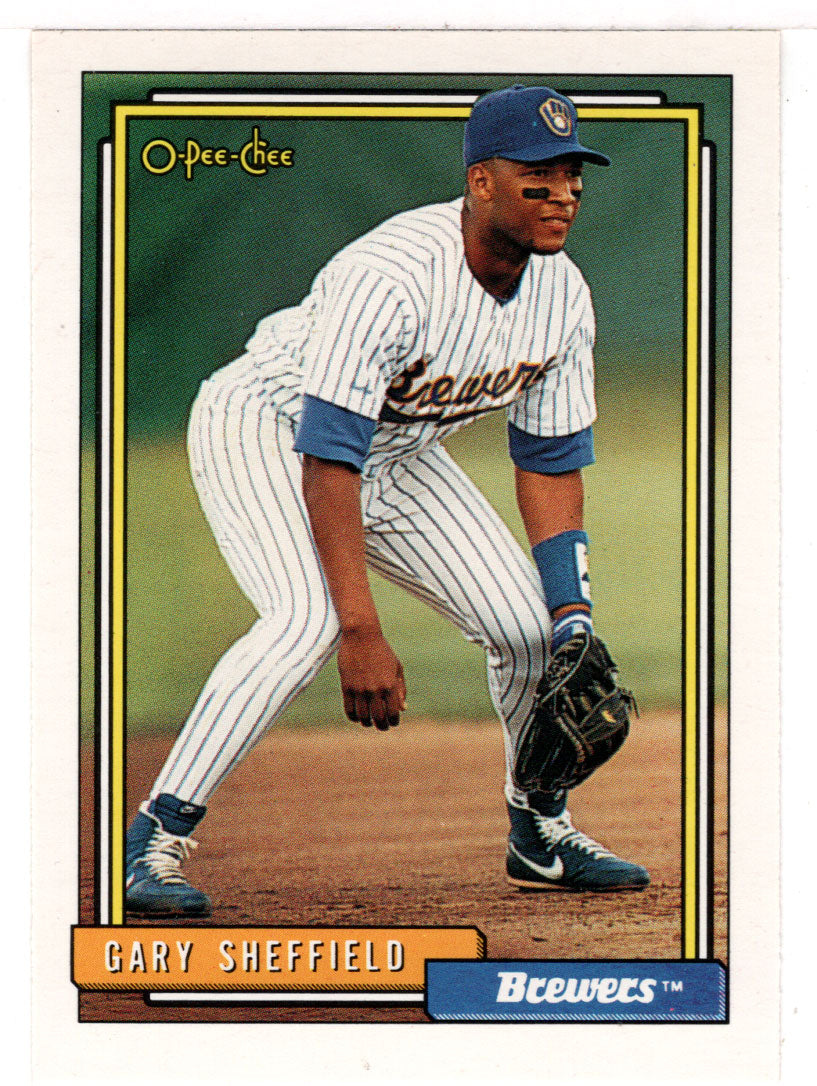 Gary Sheffield - Milwaukee Brewers (MLB Baseball Card) 1992 O-Pee-Chee # 695 Mint