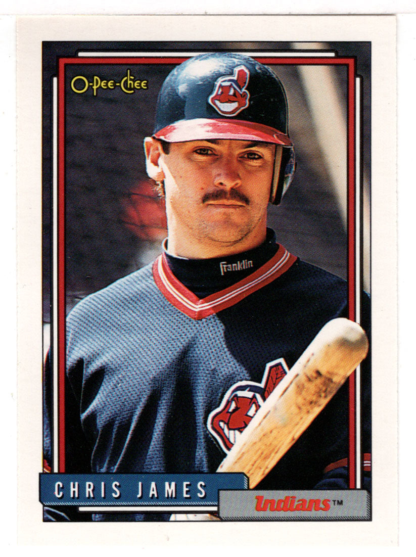 Chris James - Cleveland Indians (MLB Baseball Card) 1992 O-Pee-Chee # 709 Mint
