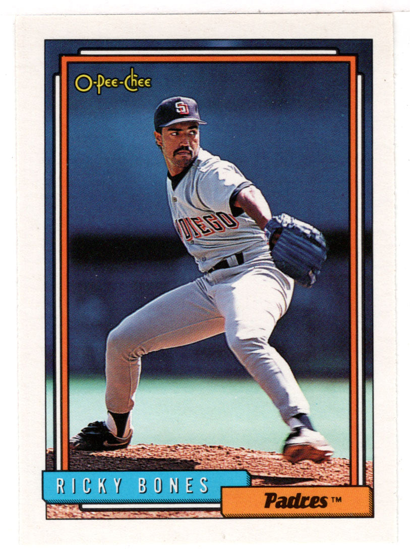 Ricky Bones - San Diego Padres (MLB Baseball Card) 1992 O-Pee-Chee # 711 Mint