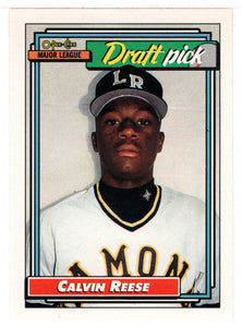 Calvin Reese RC - Cincinnati Reds - Draft Pick (MLB Baseball Card) 1992 O-Pee-Chee # 714 Mint