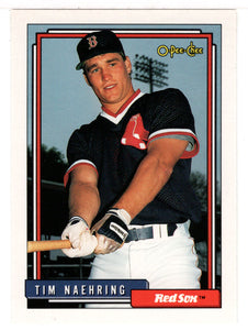 Tim Naehring - Boston Red Sox (MLB Baseball Card) 1992 O-Pee-Chee # 758 Mint