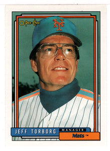 Jeff Torborg - New York Mets (MLB Baseball Card) 1992 O-Pee-Chee # 759 Mint