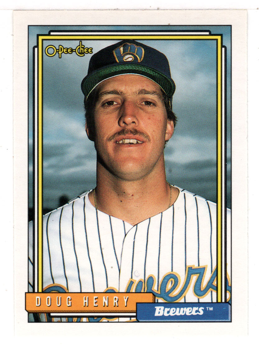 Doug Henry - Milwaukee Brewers (MLB Baseball Card) 1992 O-Pee-Chee # 776 Mint