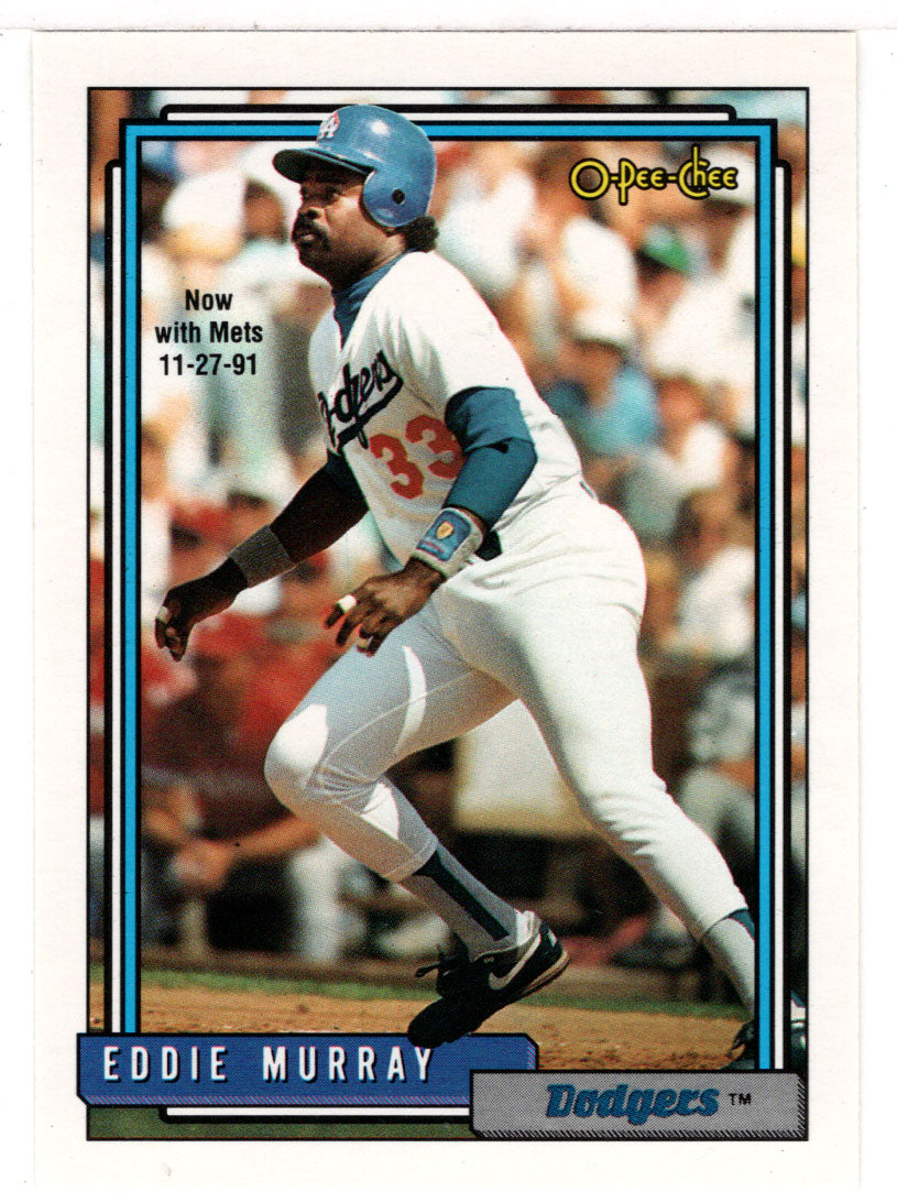 Eddie Murray - New York Mets (MLB Baseball Card) 1992 O-Pee-Chee # 780 Mint