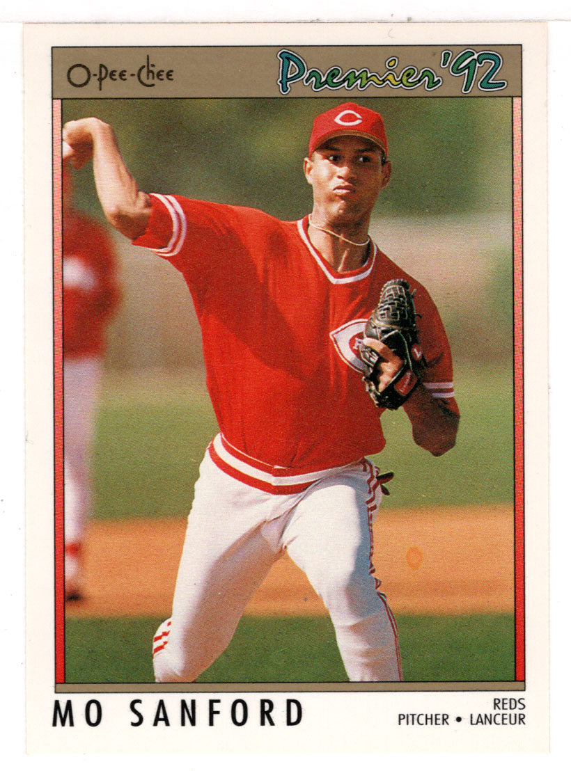 Mo Sanford - Cincinnati Reds (MLB Baseball Card) 1992 O-Pee-Chee Premier # 17 Mint