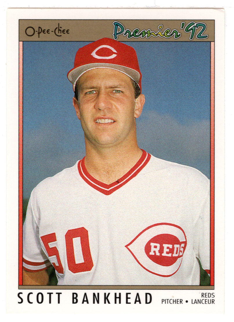 Scott Bankhead - Cincinnati Reds (MLB Baseball Card) 1992 O-Pee-Chee Premier # 18 Mint