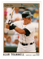 Alan Trammell - Detroit Tigers (MLB Baseball Card) 1992 O-Pee-Chee Premier # 31 Mint