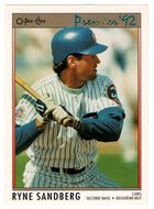 Ryne Sandberg - Chicago Cubs (MLB Baseball Card) 1992 O-Pee-Chee Premier # 34 Mint