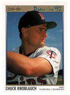 Chuck Knoblauch - Minnesota Twins (MLB Baseball Card) 1992 O-Pee-Chee Premier # 35 Mint