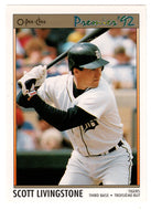 Scott Livingstone - Detroit Tigers (MLB Baseball Card) 1992 O-Pee-Chee Premier # 56 Mint