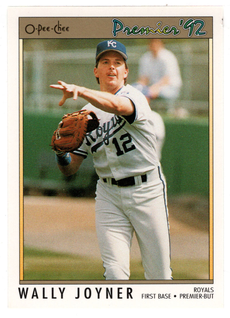 Wally Joyner - Kansas City Royals (MLB Baseball Card) 1992 O-Pee-Chee Premier # 61 Mint